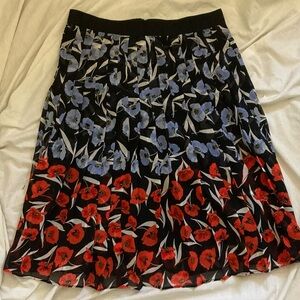 Ann Taylor Sunny Poppy Skirt